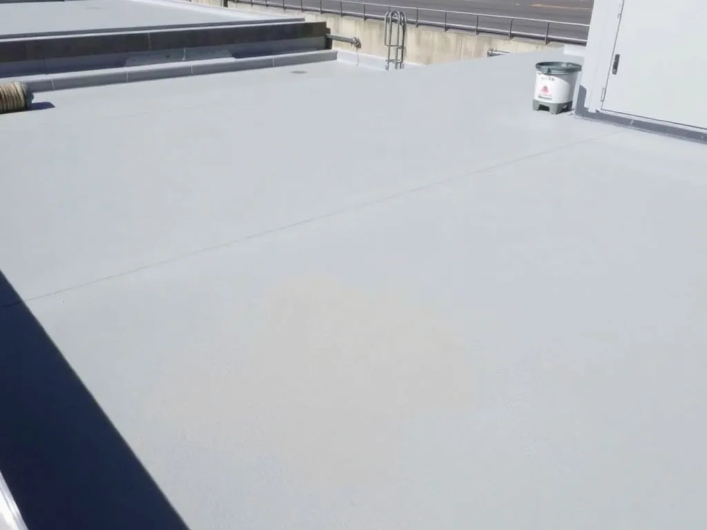 Cobertura impermeabilizada após tratamento Steeltec